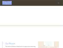 Tablet Screenshot of parkviewunitedstratford.ca